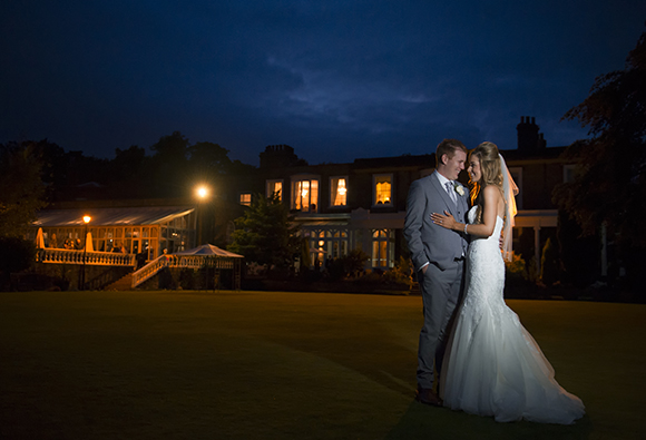 Sheffield wedding photographer evening photos bride and groom portrait