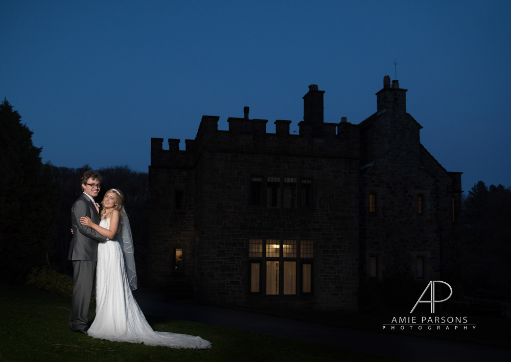 Whirlowbrook Hall night Wedding Photography