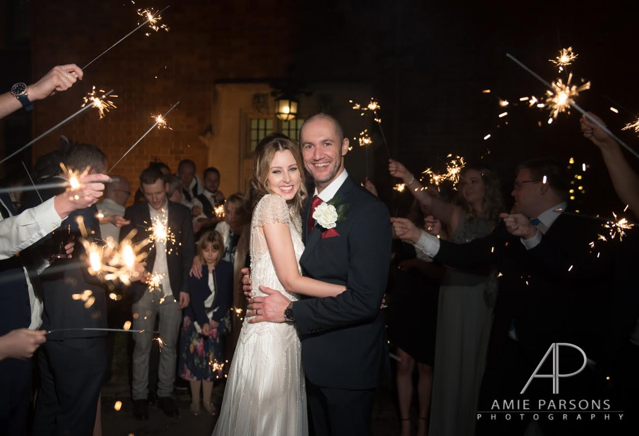 Pendrell Hall South Staffordshire night wedding photography